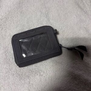 Vera Bradley Quilted Gray Card Holder